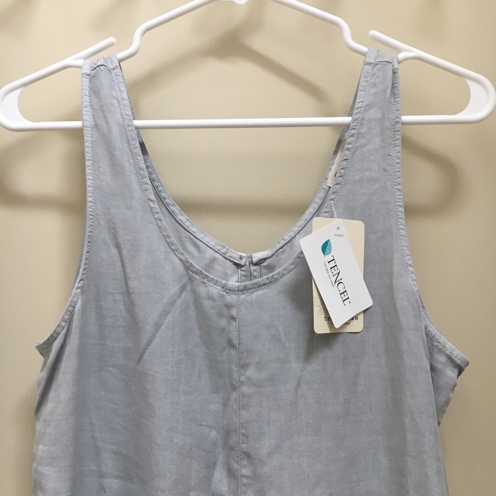 Grayish Blue Jumpsuit - Clad & Cloth